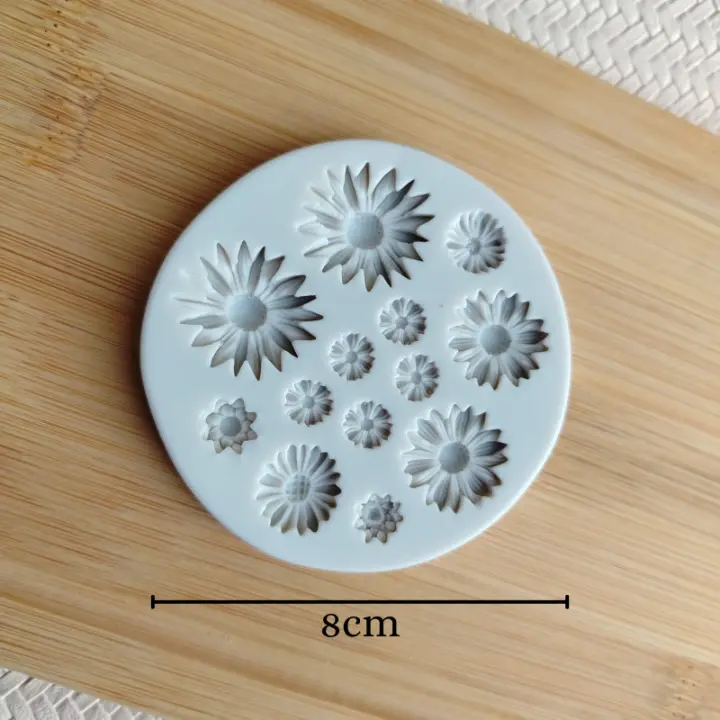 Molde de silicón: Flores