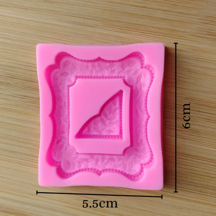 Molde de silicón: Marco rectangular 2