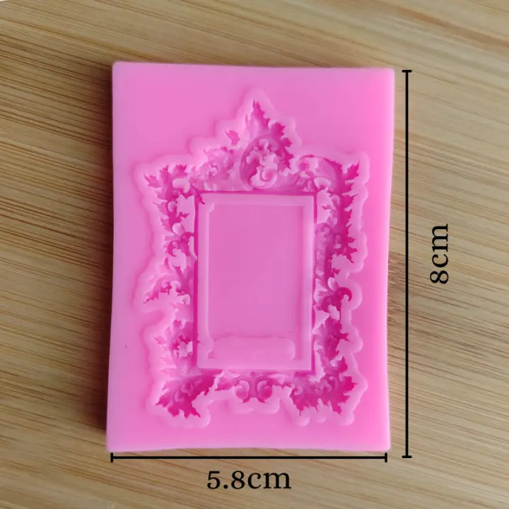 Molde de silicón: Marco rectangular