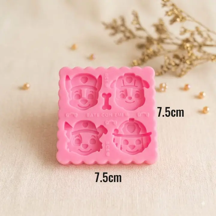 Molde de silicón: Paw Patrol